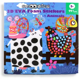 3D EVA Foam Stickers - Animals