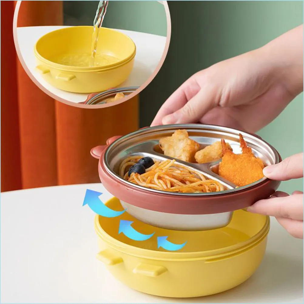 3d Green Munch Monster Stainless Steel Kids Lunch Box