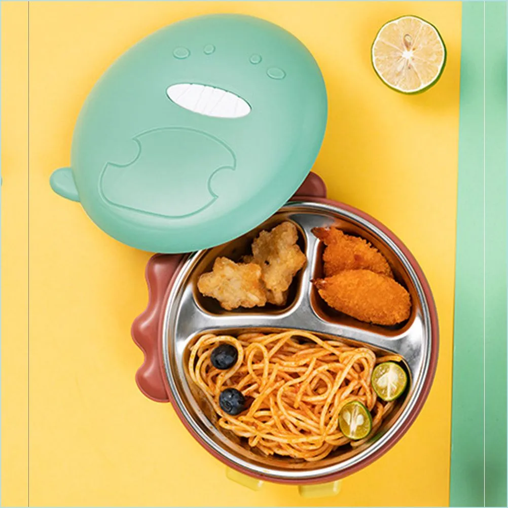 3d Green Munch Monster Stainless Steel Kids Lunch Box