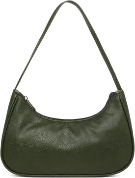 Afashor Shoulder Bags for Women Vegan Leather Hobo Sling Tote Handbag Retro Clutch Purse with Zipper Closure