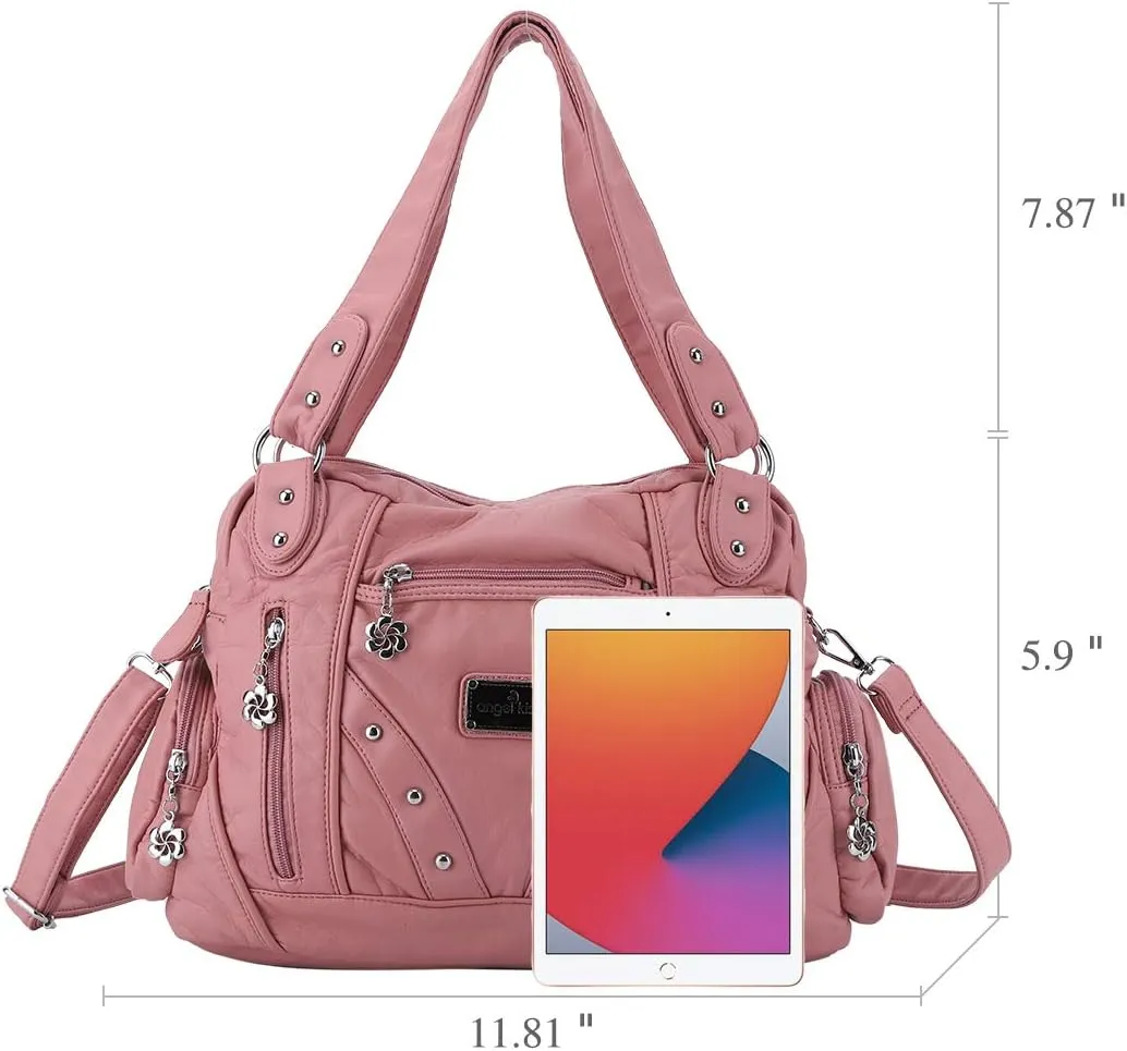 Angel Barcelo Hobo Bag for Women Crossbody Purse and Handbags Ladies Shoulder Bags