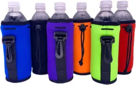Blank Neoprene Water Bottle Coolie (Variety Color 6 Pack)
