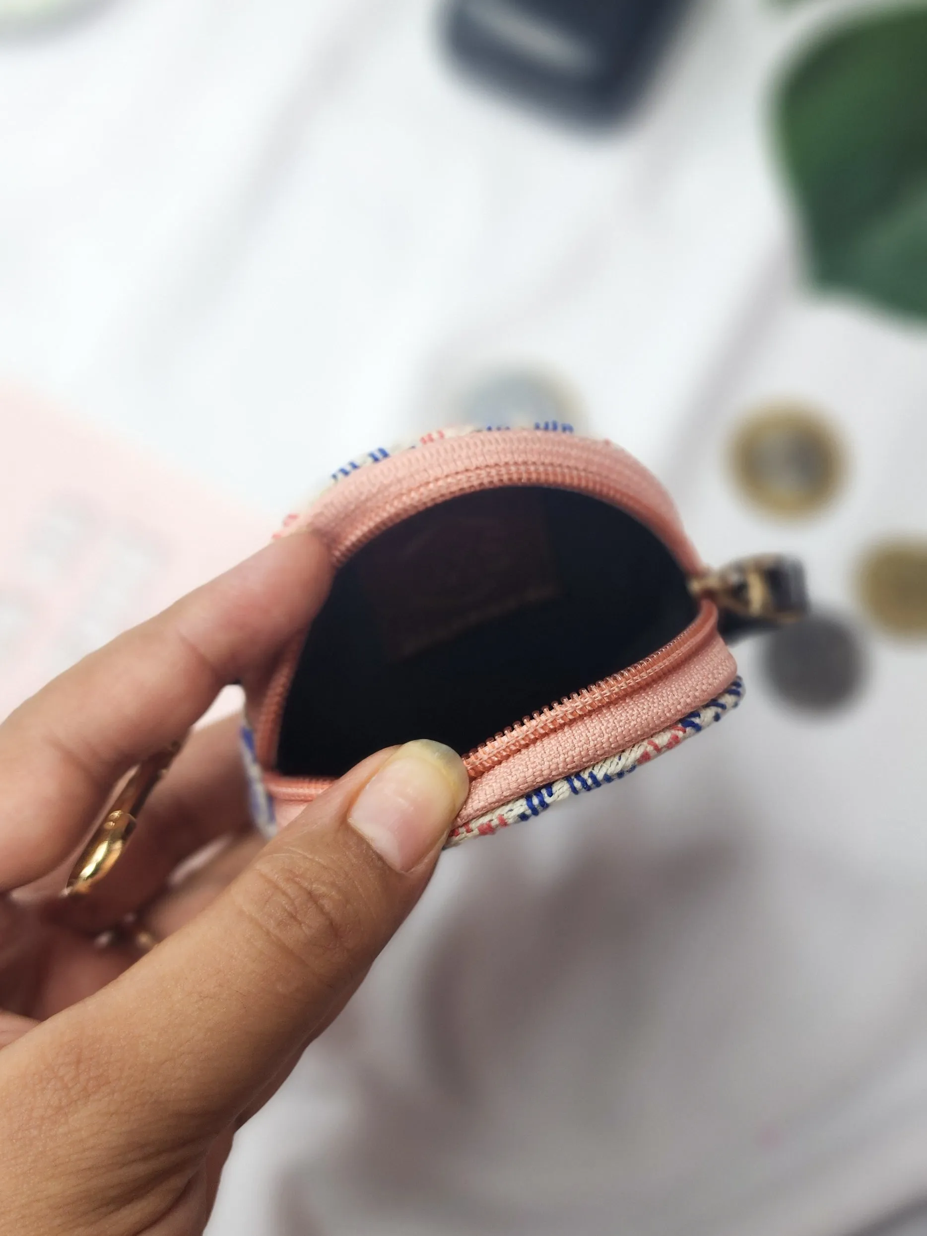 Blue Jigsaw Coin Pouch