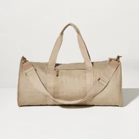Canvas Travel Duffel Bag Khaki