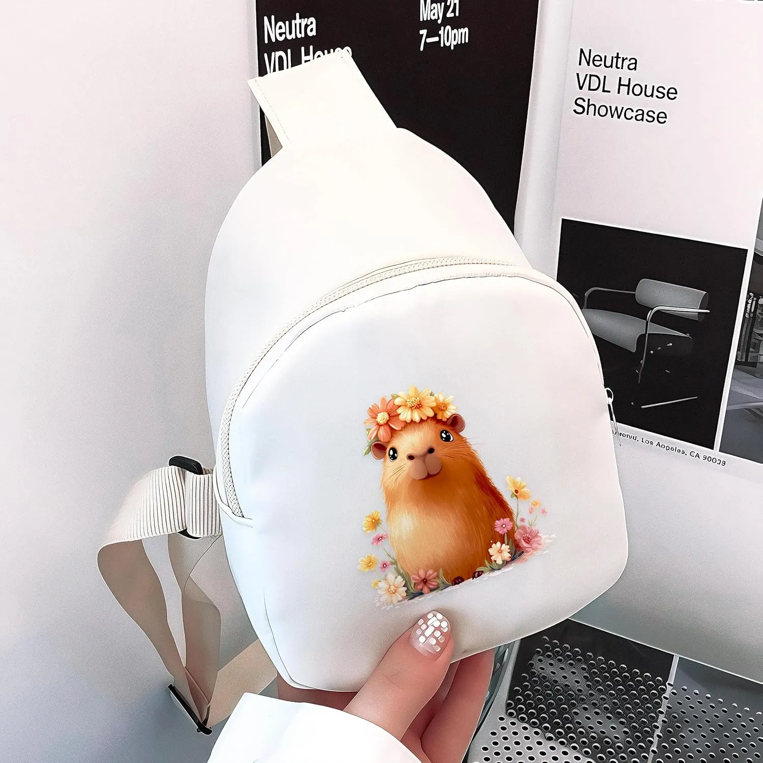 Capybara Mini Sling Bag, Crossbody Bag, Toddler Purse For Kids Girl, Birthday Gift For 4 5 6 7 8 9 10 11 12 Year Old Gifts For Daughter, Granddaughter, Sister, Niece!