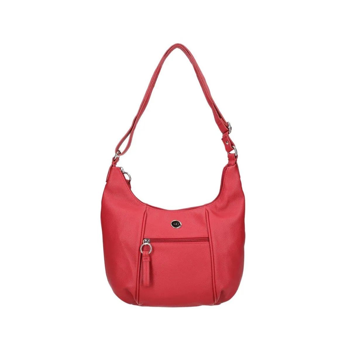 Debenhams The Collection Pebble Shoulder Bags Leather Red Colour For Women