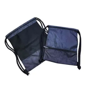 Drawstring Bag with Zipper Pocket