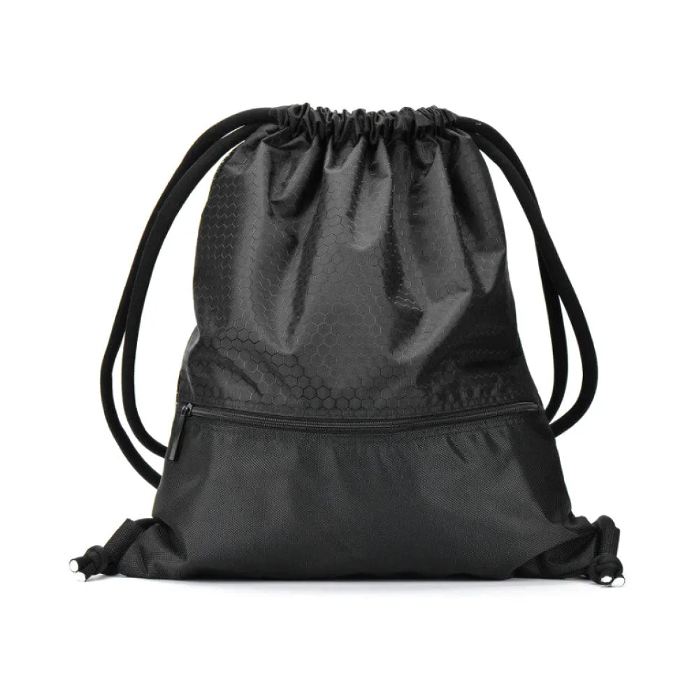 Drawstring Bag with Zipper