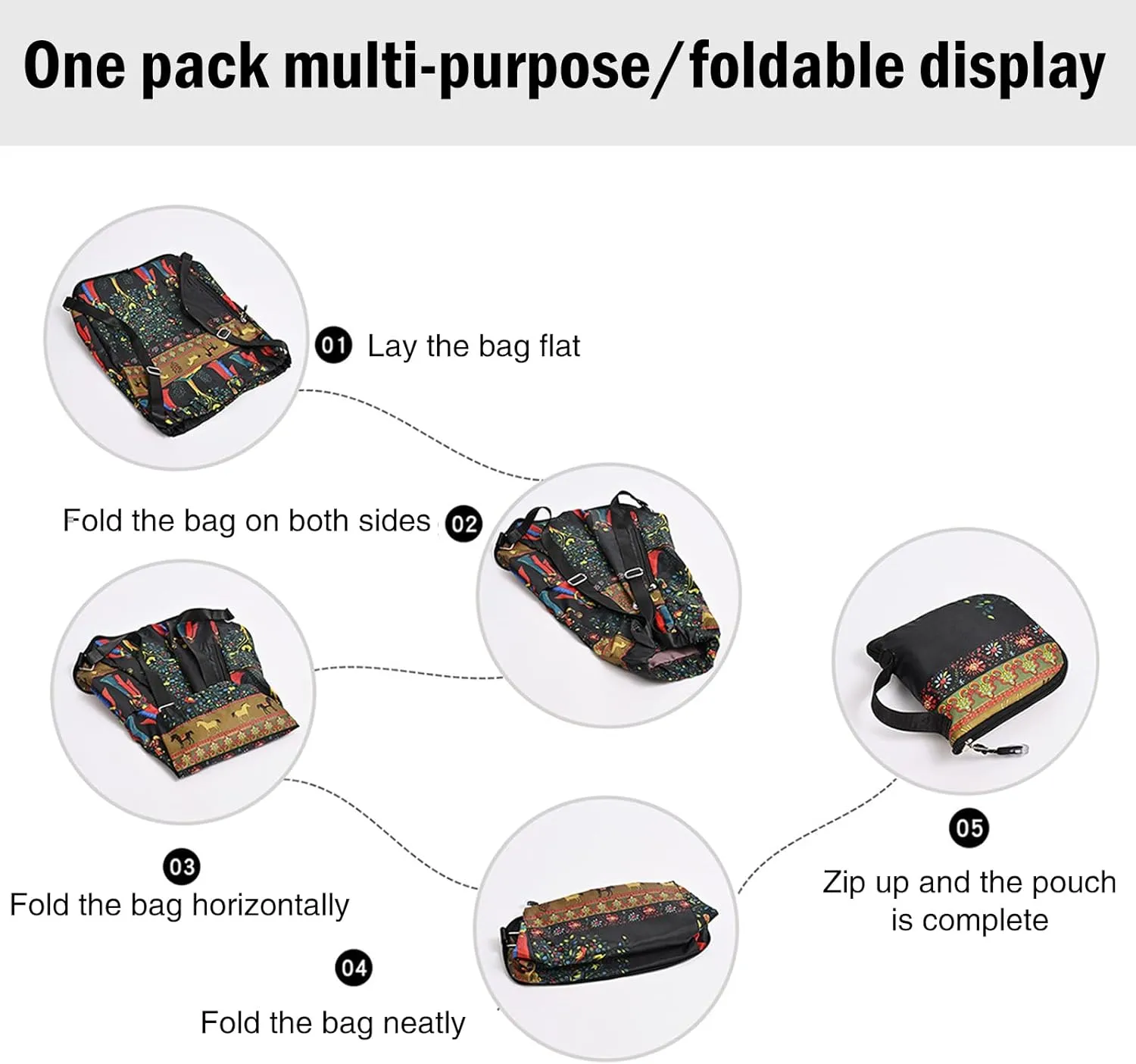 Drawstring Foldable Large Capacity Dry-wet Separation Travel Sports Backpack, Drawstring Backpack Gym Bag for Women Men (D)