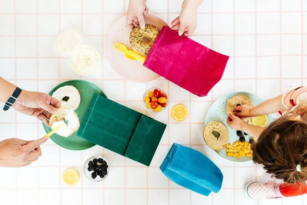 Eco-Friendly Waxed Cotton Lunch Bag