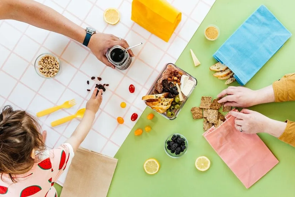 Eco-Friendly Waxed Cotton Lunch Bag