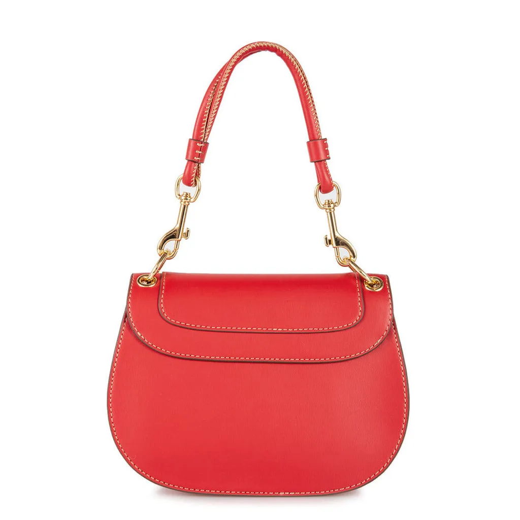 Elegant Polyurethane Handbag with Versatile Carrying Options