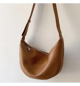 Elena Handbags Retro Leather Hobo Sling Bag
