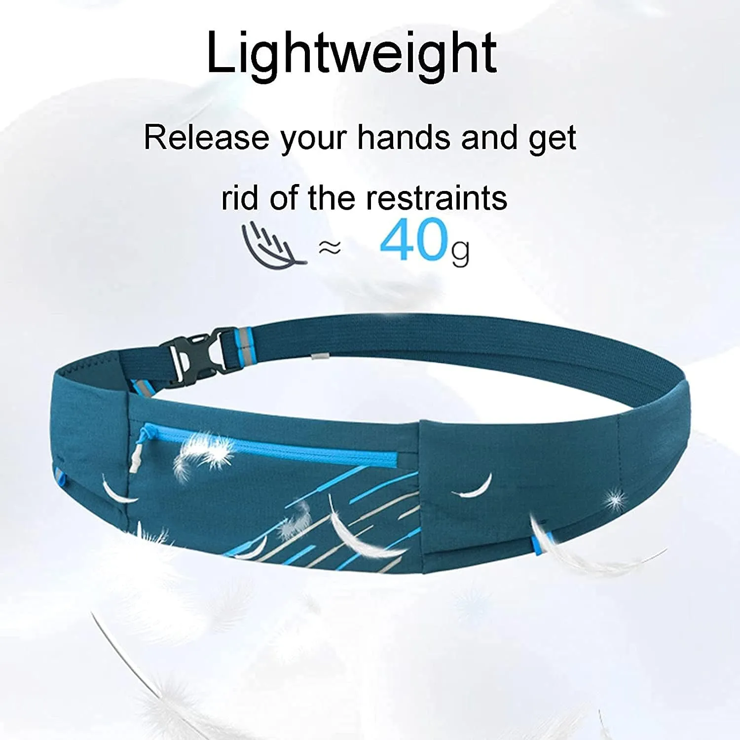 Fanny Pack for Men & Women - Running Mobile Phone Sports Pockets for Walking Cycling (Pink,8 * 110cm)