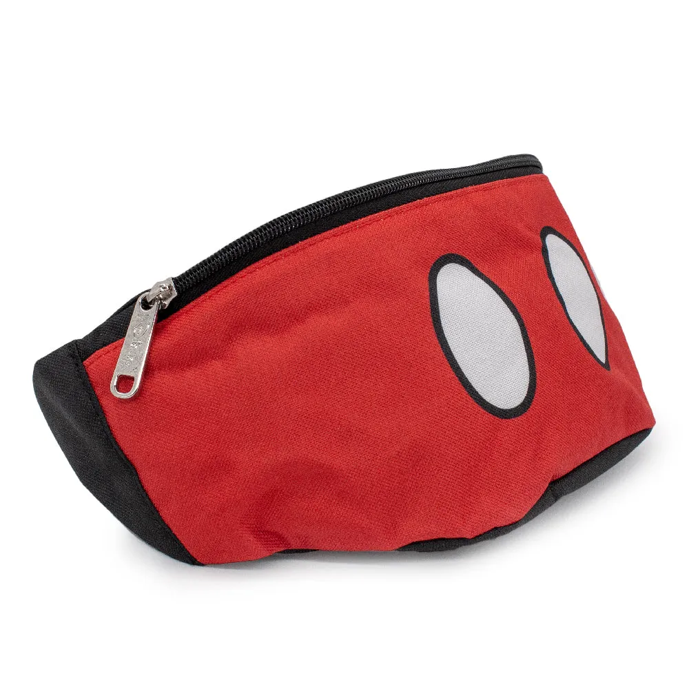 Fanny Pack - Mickey Mouse Shorts Buttons Red