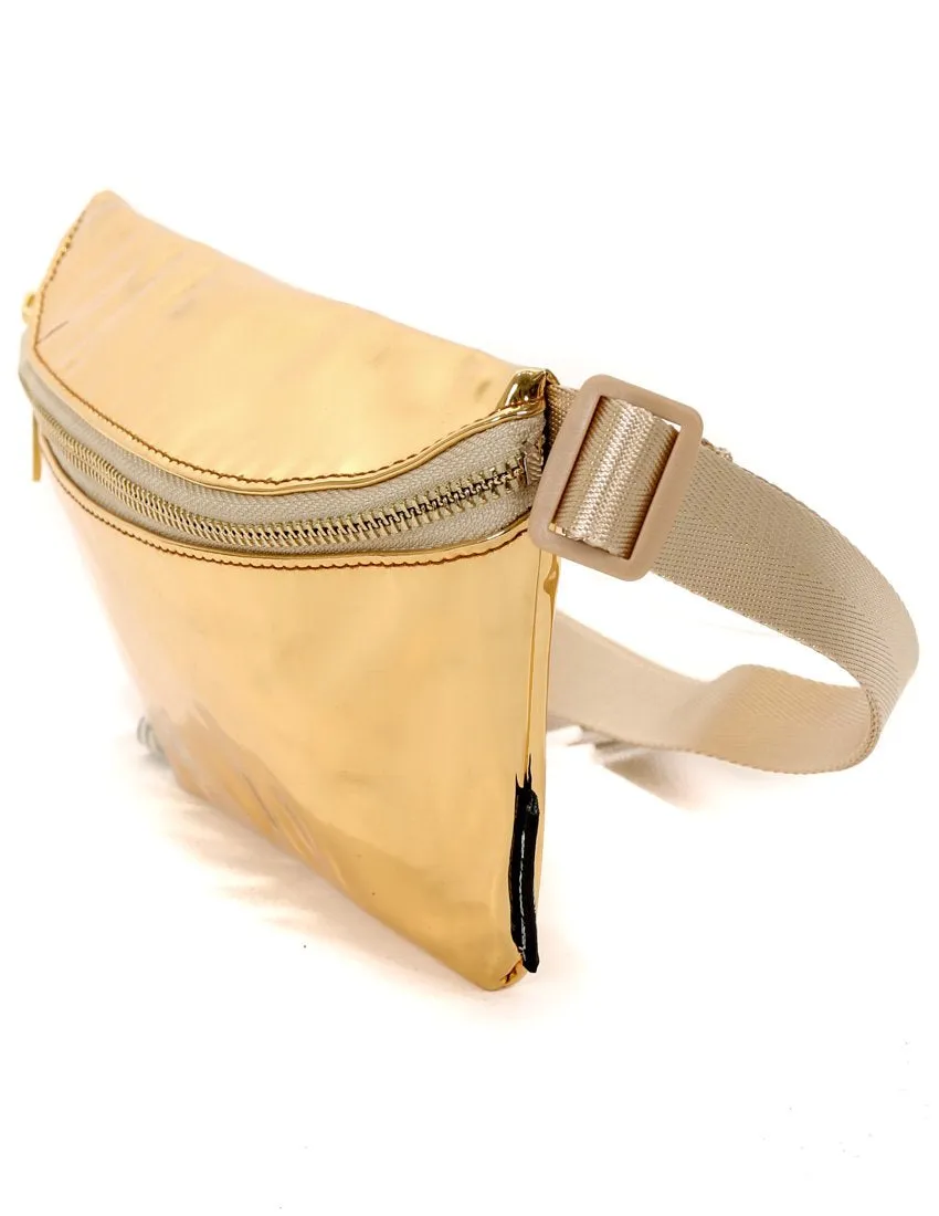 Fanny Pack | Slim |LUX MIRROR Gold