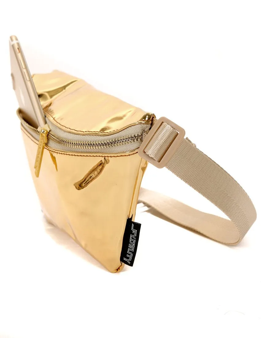 Fanny Pack | Slim |LUX MIRROR Gold