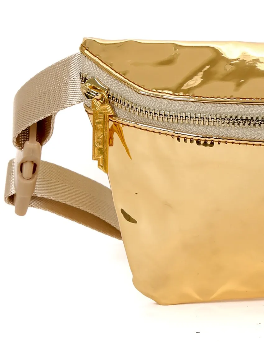 Fanny Pack | Slim |LUX MIRROR Gold