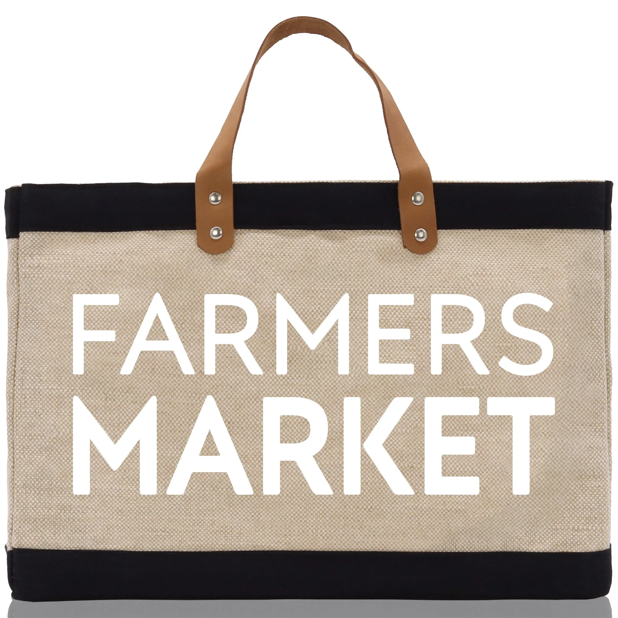 Farmers Market Jute Canvas Tote Funny Farmer Market Bag Quote Jute Bag Shopping Bag Burlap Bag Farmhouse Bag Grocery Bag