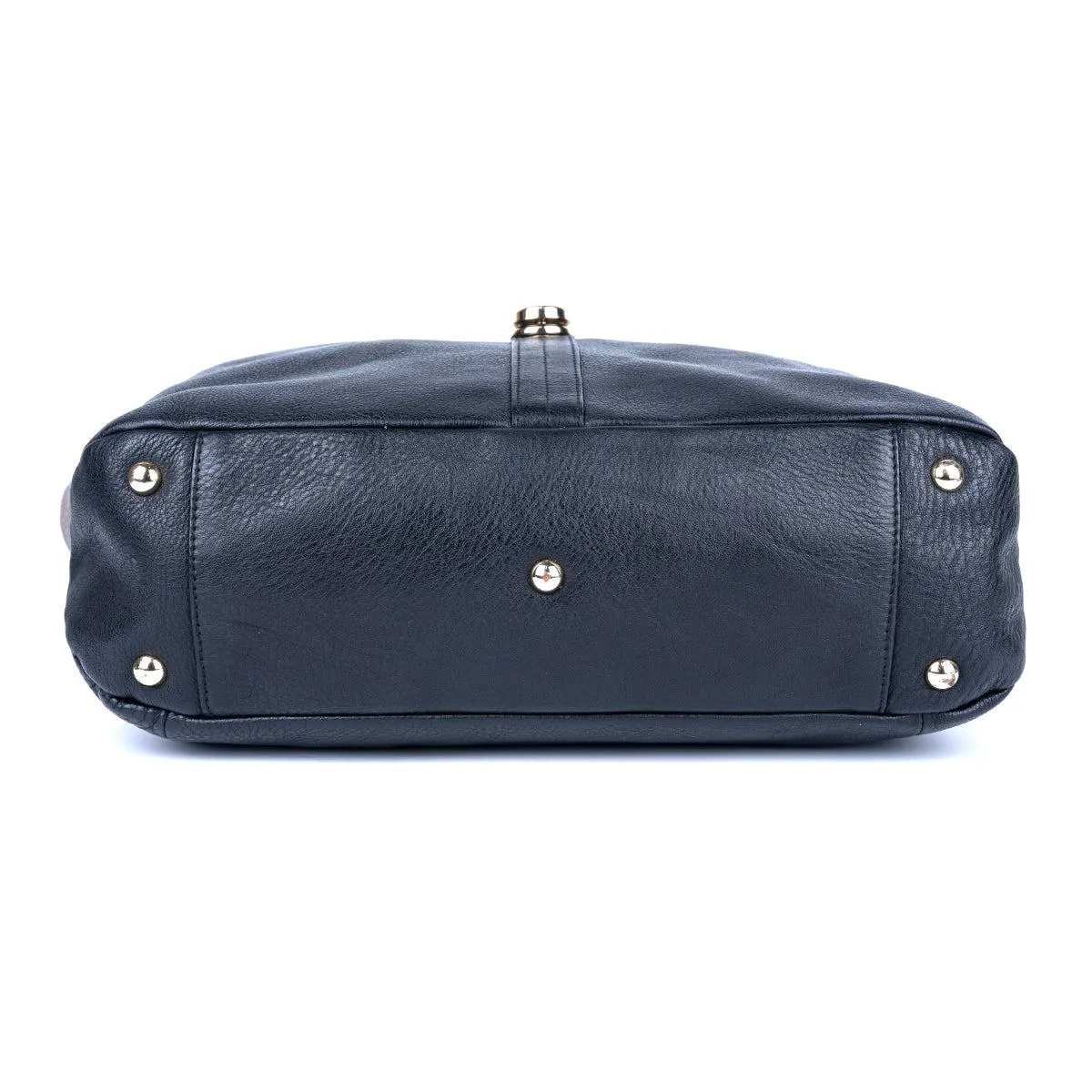 Furla Logo Hook Hobo Bags Leather Black Colour For Women