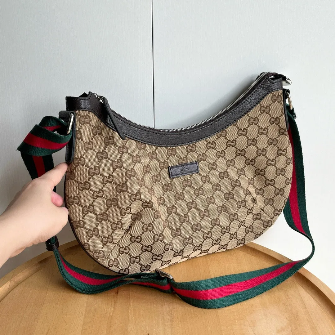 GC689 Gucci B Shoulder Bag / 13x9x1.6inch