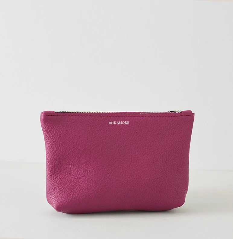 Grape Leather Pouch