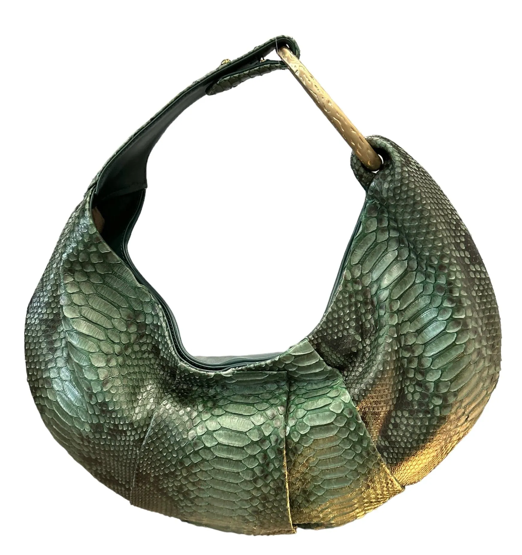 Hobo Wheel Python Bag