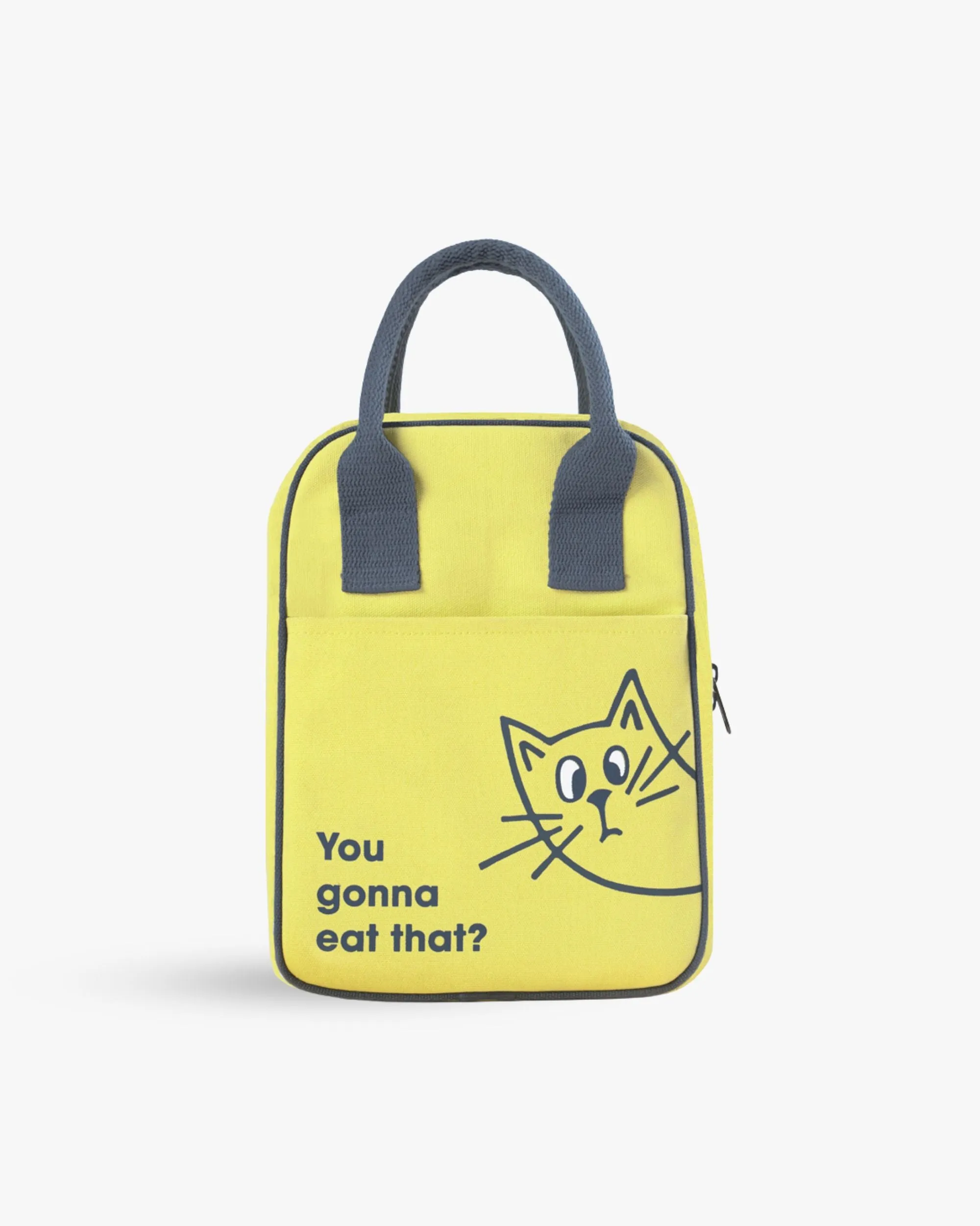 Insulated Lunch Bag - Curious Cat