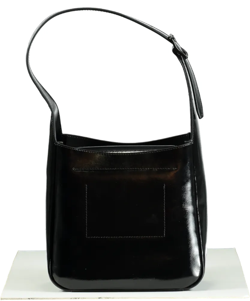 Kurt Geiger Black Leather Hobo Shoulder Bag