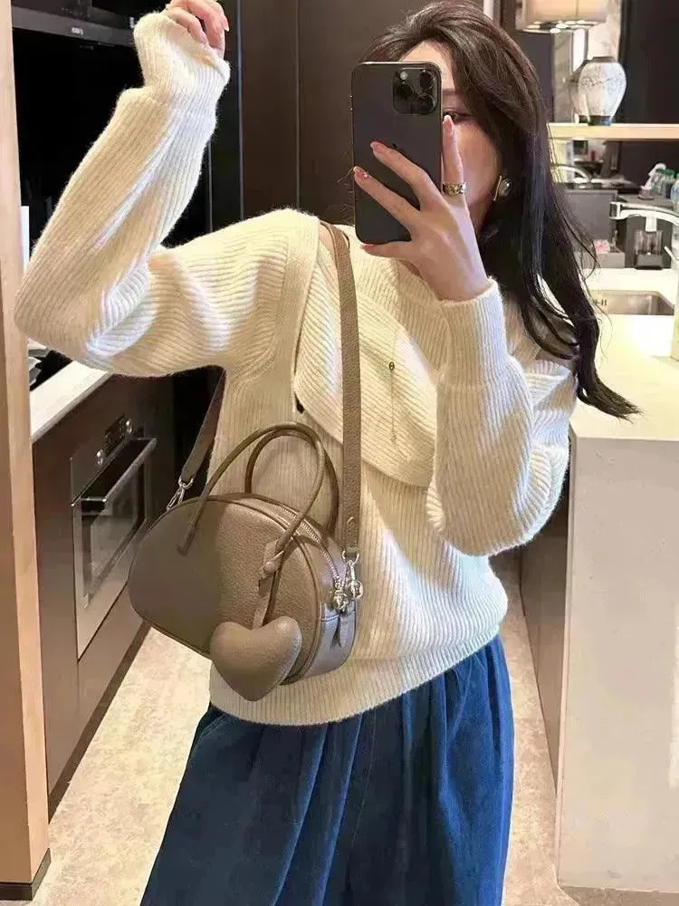 Luxury Crossbody Concise Women Handbag