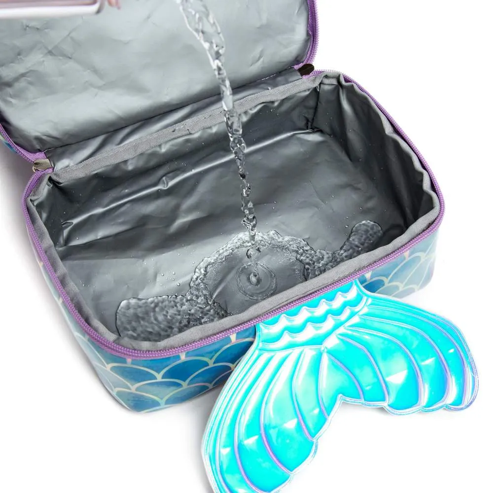 (NET) MOHCO Kids Lunch Bag Insulated Bento Cooler Bag Two compartments Cooler for Boys and Girls with Adjustable Strap Travel Lunch Tote / 11802