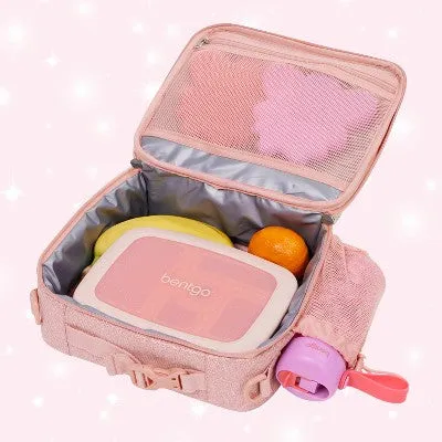 New - Bentgo Kids' Lunch Bag - Petal Pink Glitter