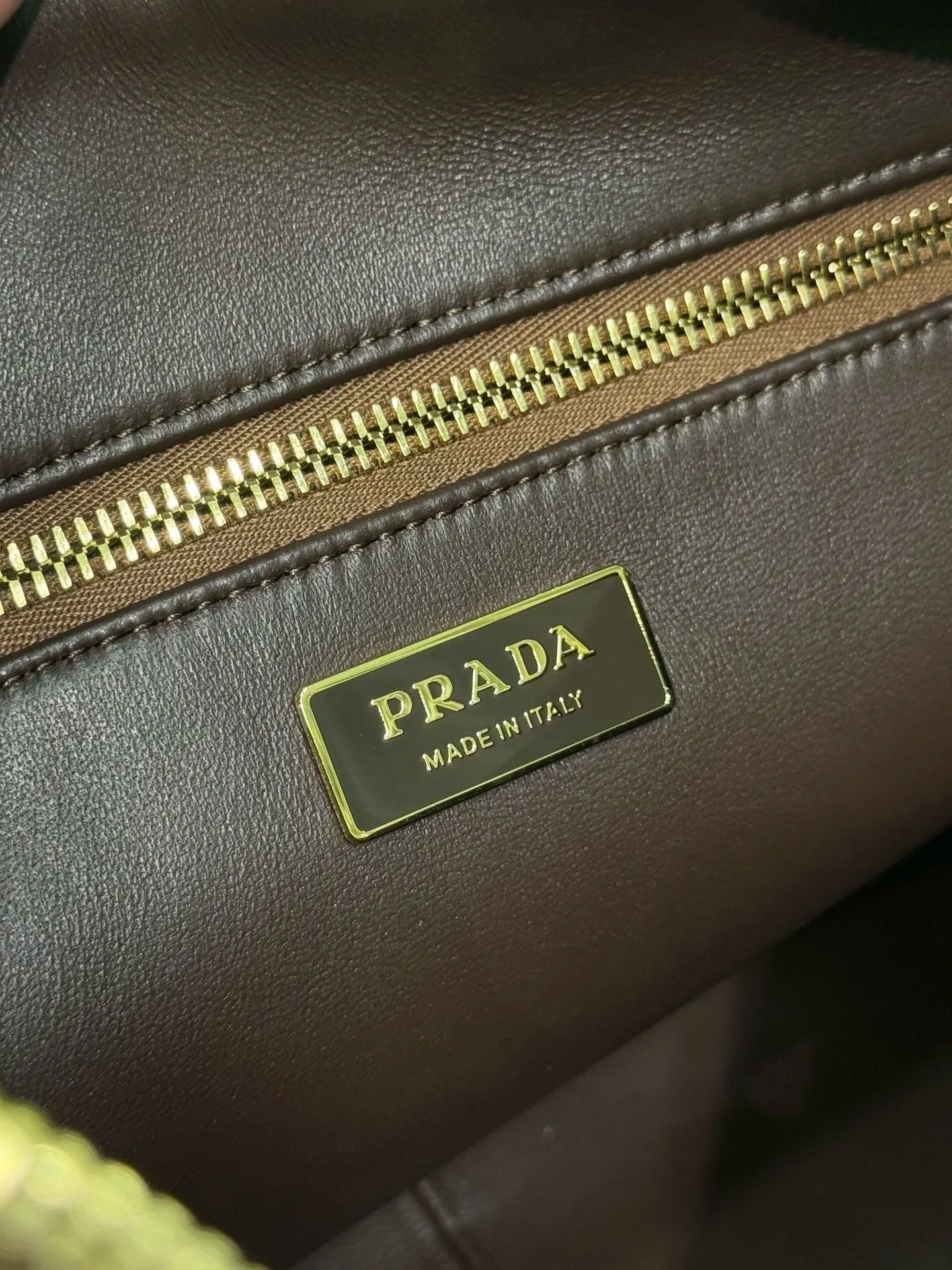 PD311 Prada Aimée Large Suede Shoulder Bag / HIGHEST QUALITY VERSION /9x15.3x4.7inch