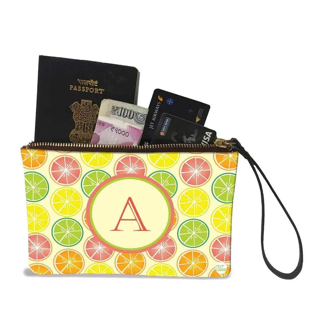 Phone Pouch For Ladies - Lemon