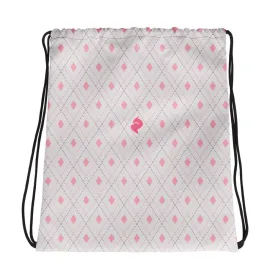Pink Diamond Nexus Drawstring Bag