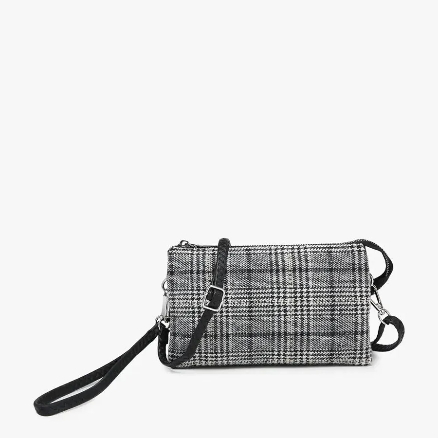 PLAID CROSSBODY WRISTLET