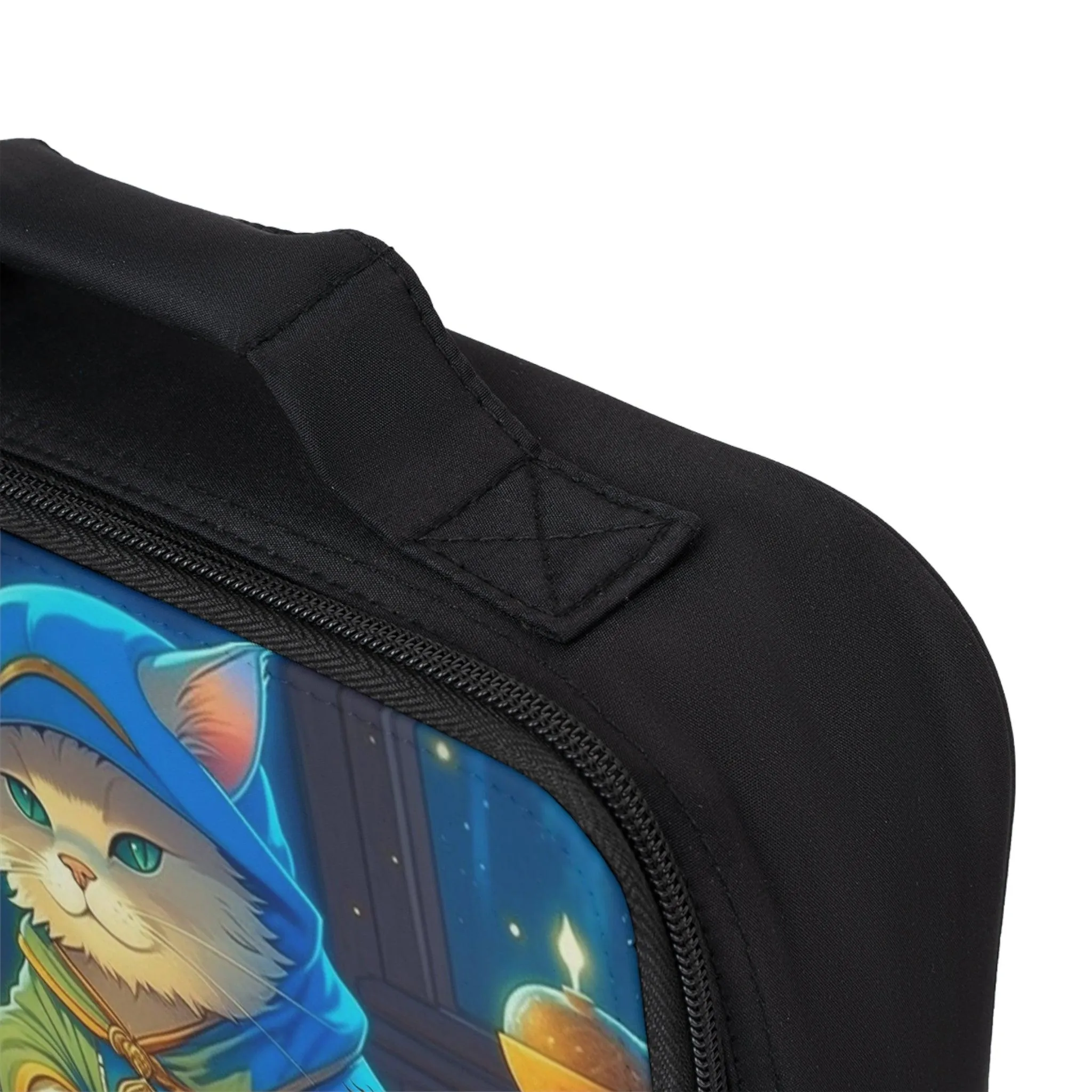 "Studious Cat Wizard" Lunch Bag