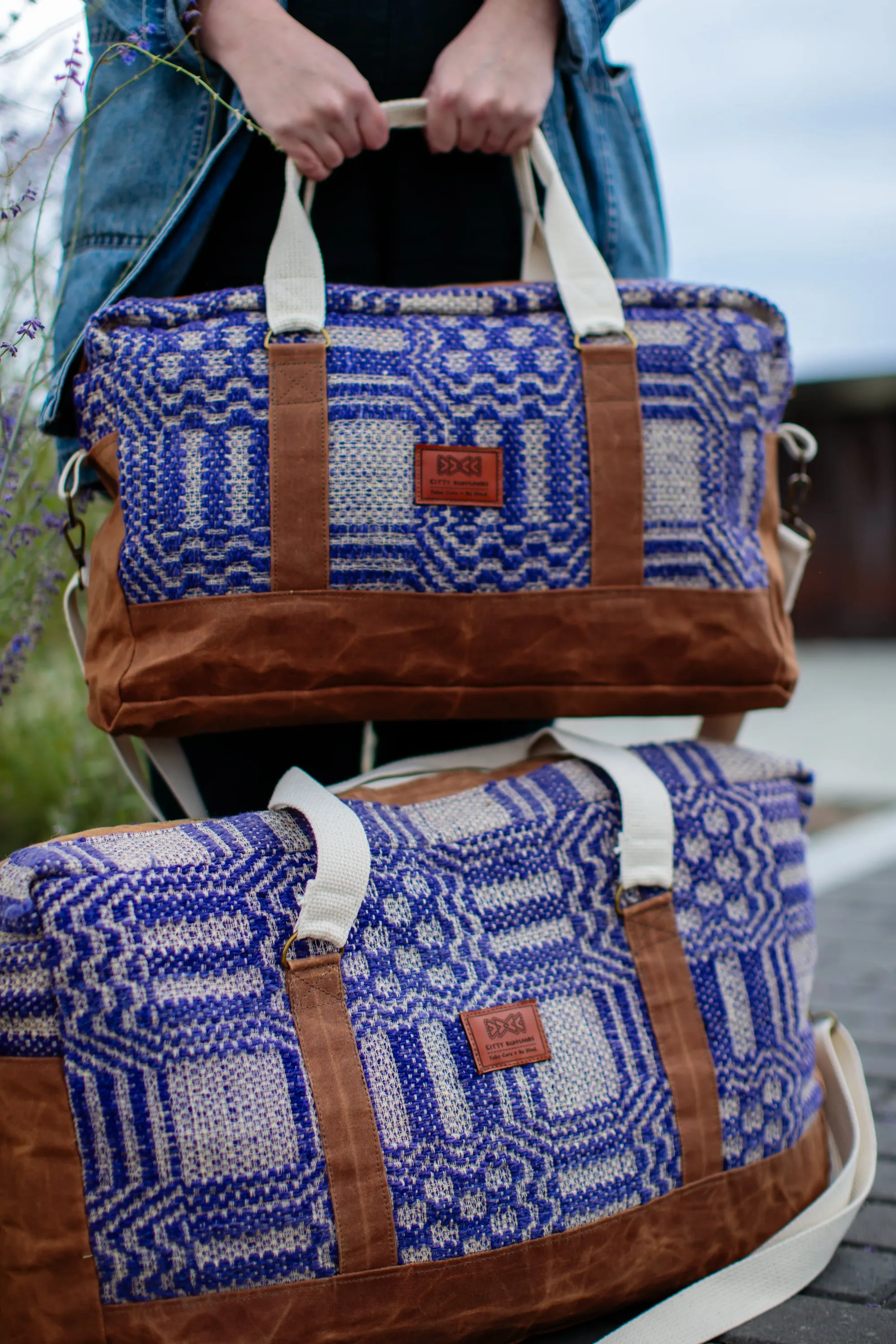 Royal Purple Coverlet Overnight Duffel