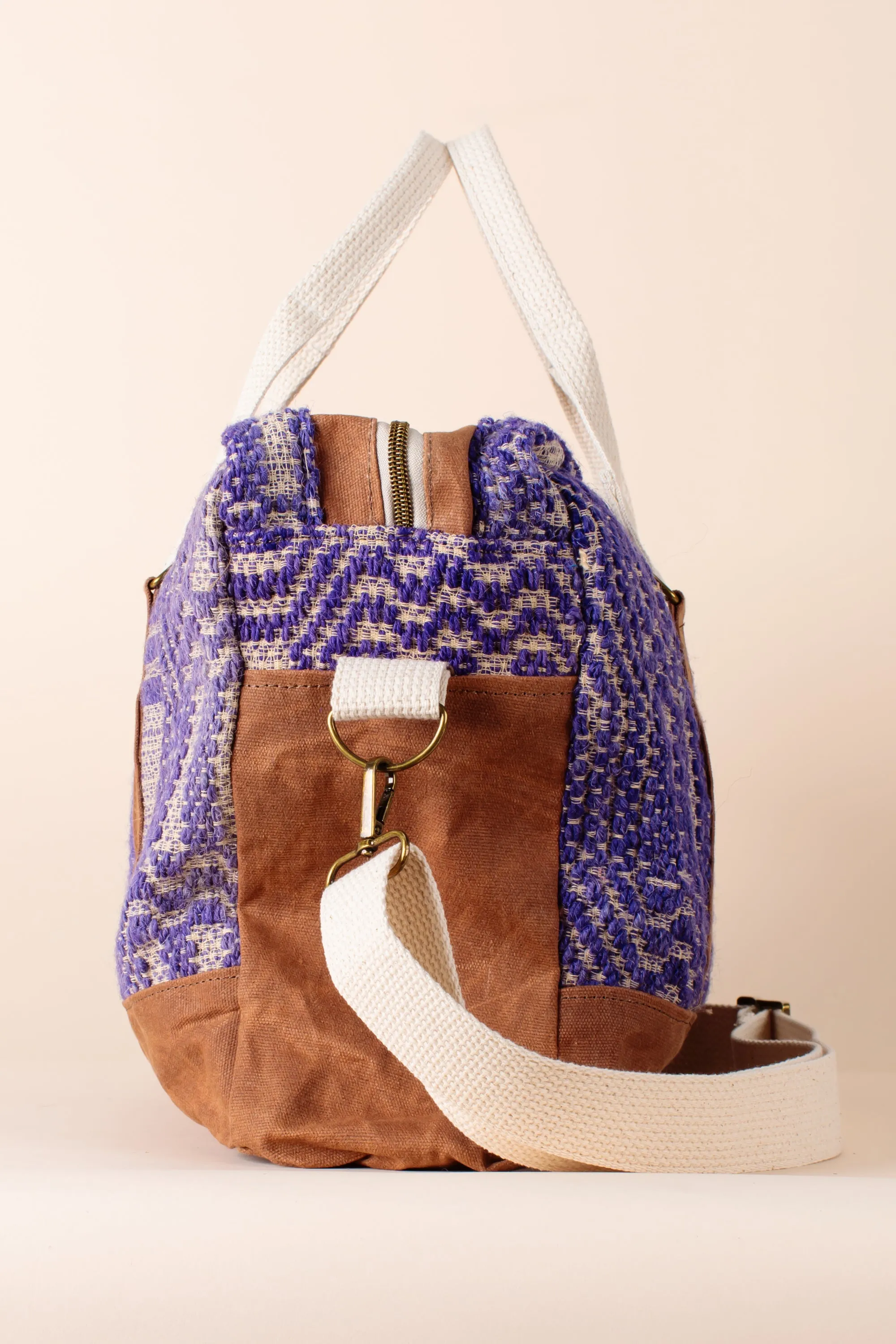 Royal Purple Coverlet Overnight Duffel