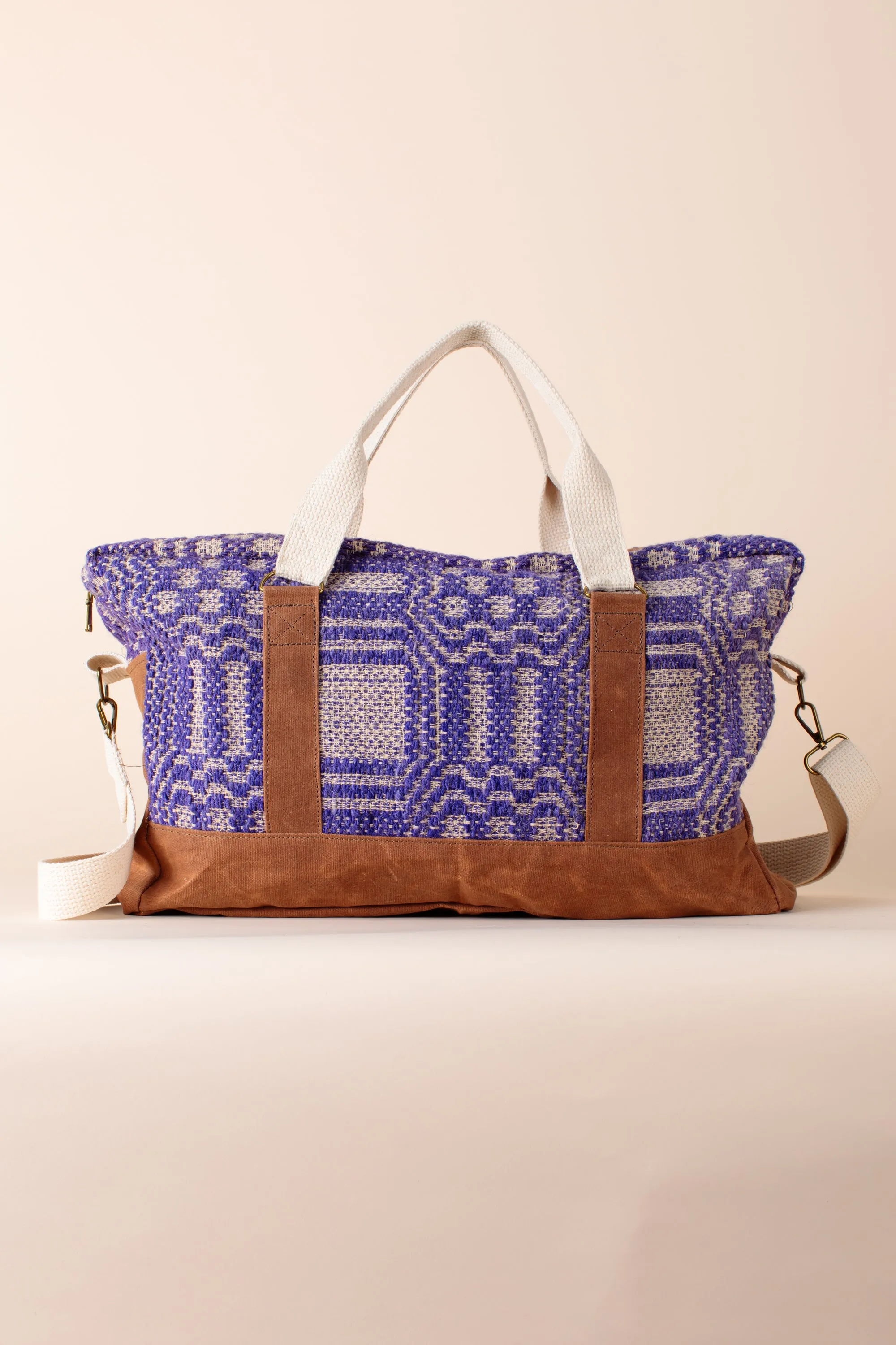 Royal Purple Coverlet Overnight Duffel