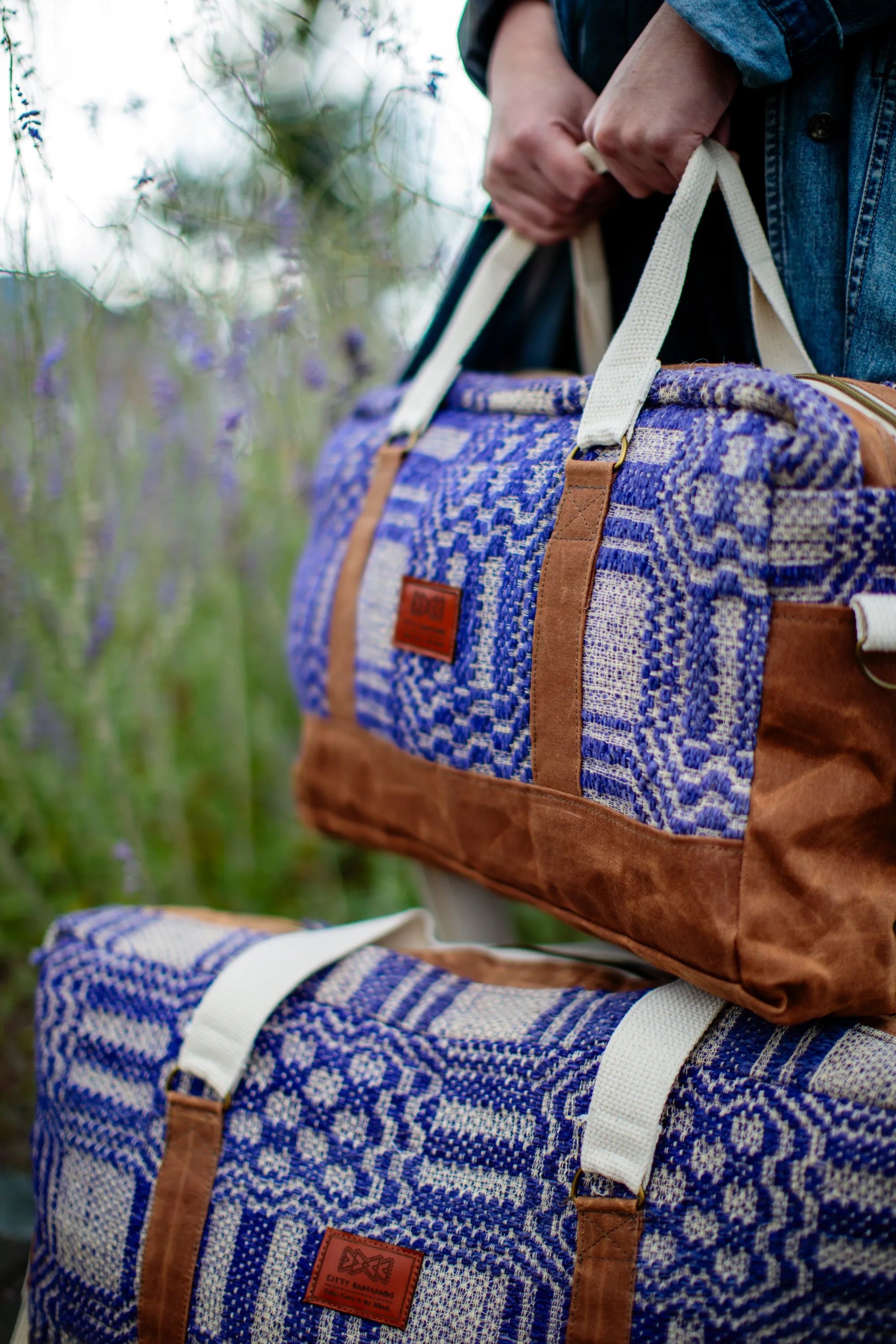 Royal Purple Coverlet Overnight Duffel