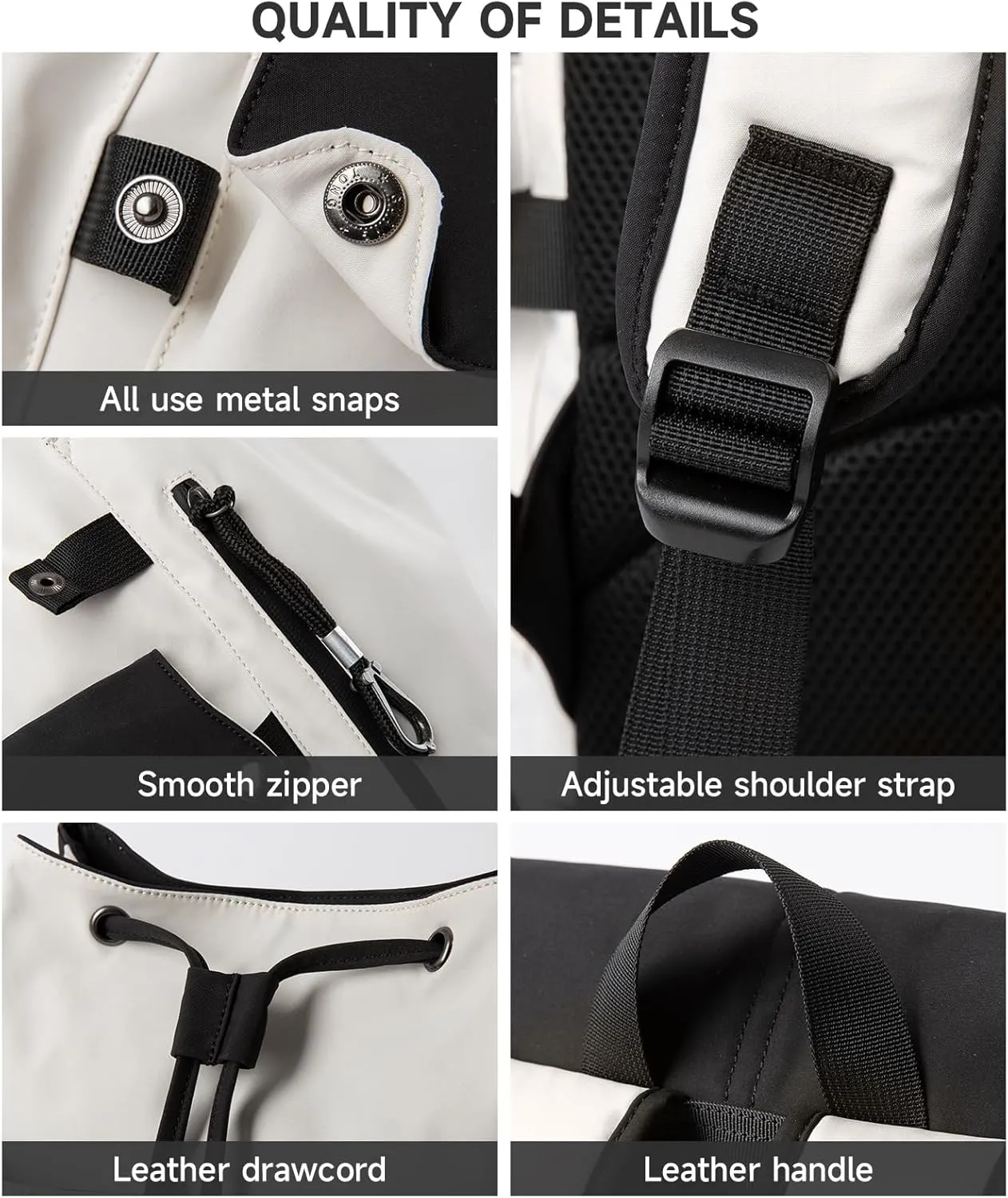 School Backpack Water Proof 15.6 Laptop Backpack Casual Suitable For Fitness Sports Travel Hiking Commuting Class College Black High Middle School Backpack For Men Women