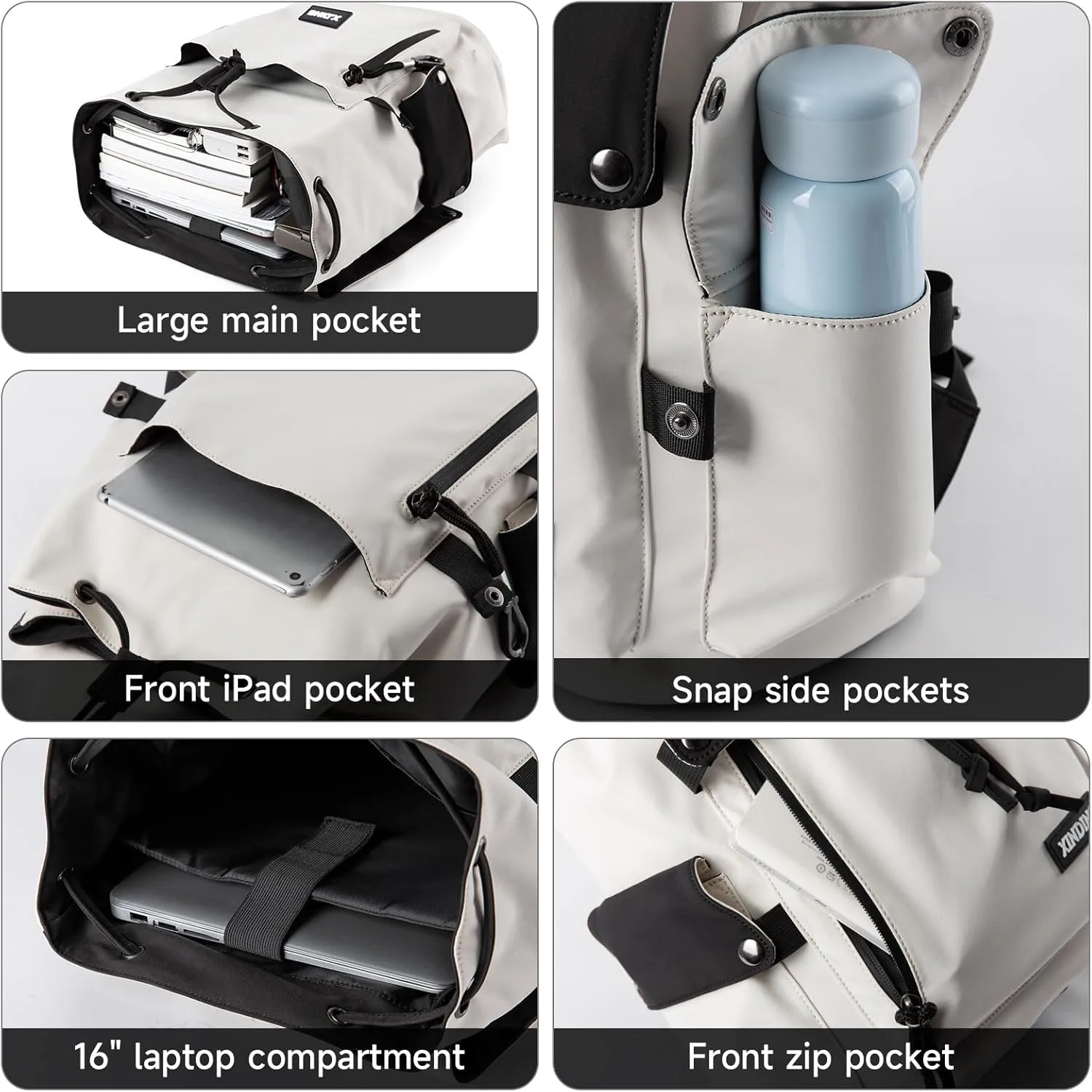 School Backpack Water Proof 15.6 Laptop Backpack Casual Suitable For Fitness Sports Travel Hiking Commuting Class College Black High Middle School Backpack For Men Women