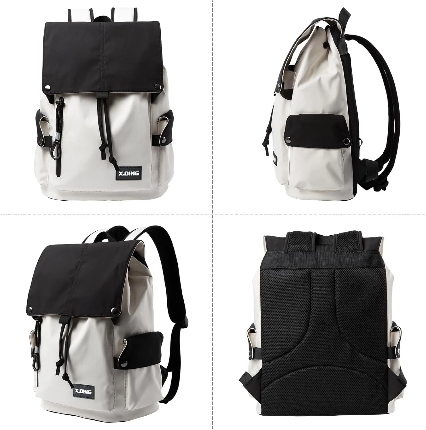 School Backpack Water Proof 15.6 Laptop Backpack Casual Suitable For Fitness Sports Travel Hiking Commuting Class College Black High Middle School Backpack For Men Women
