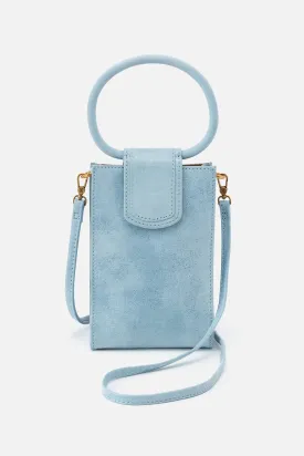 Sheila Phone Crossbody Purse - Buffed Hide Blue Topaz