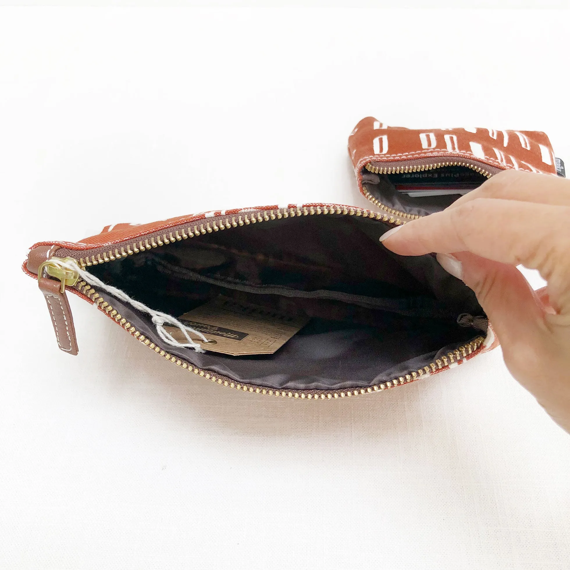 Small Lined Travel Pouch