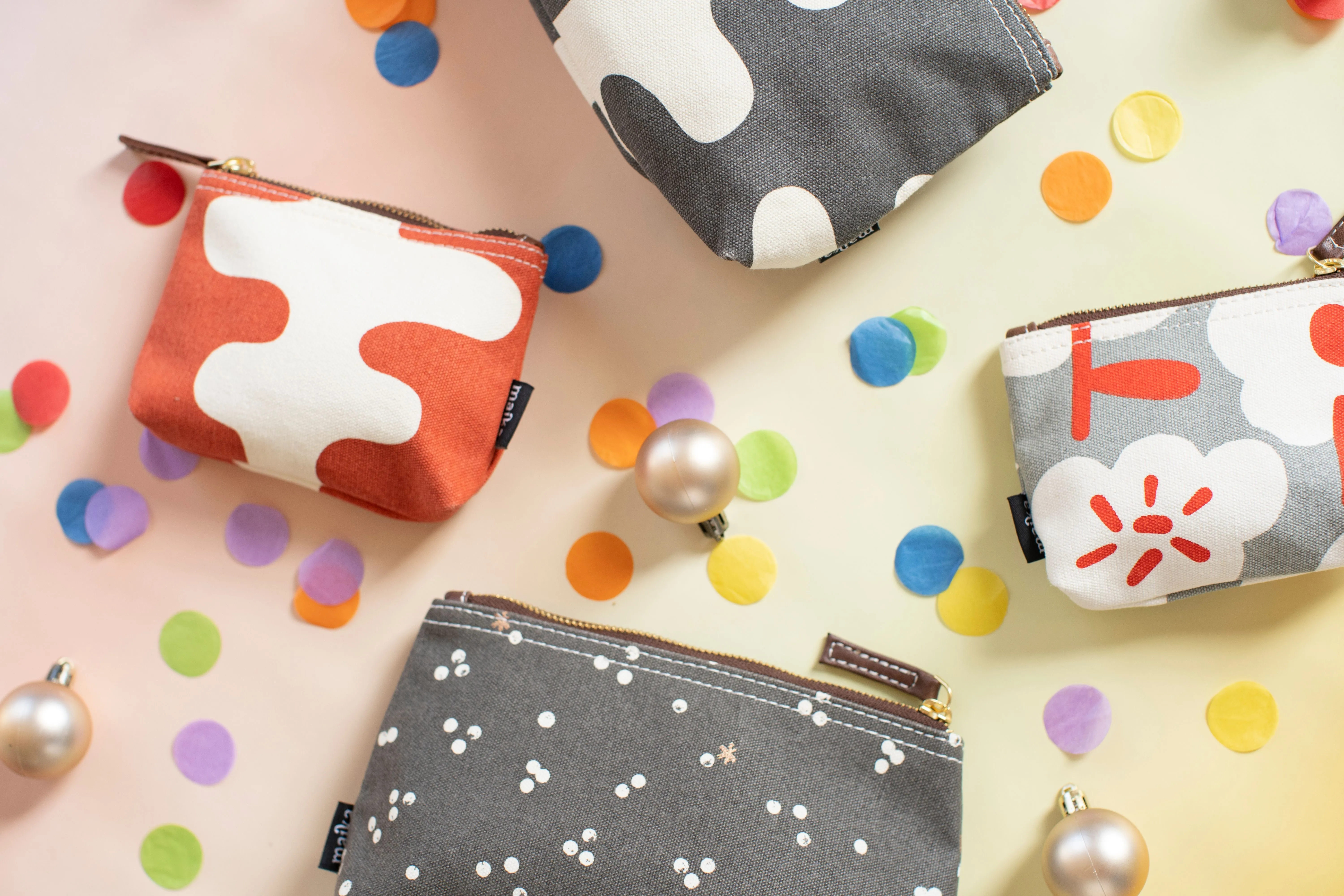Small Lined Travel Pouch