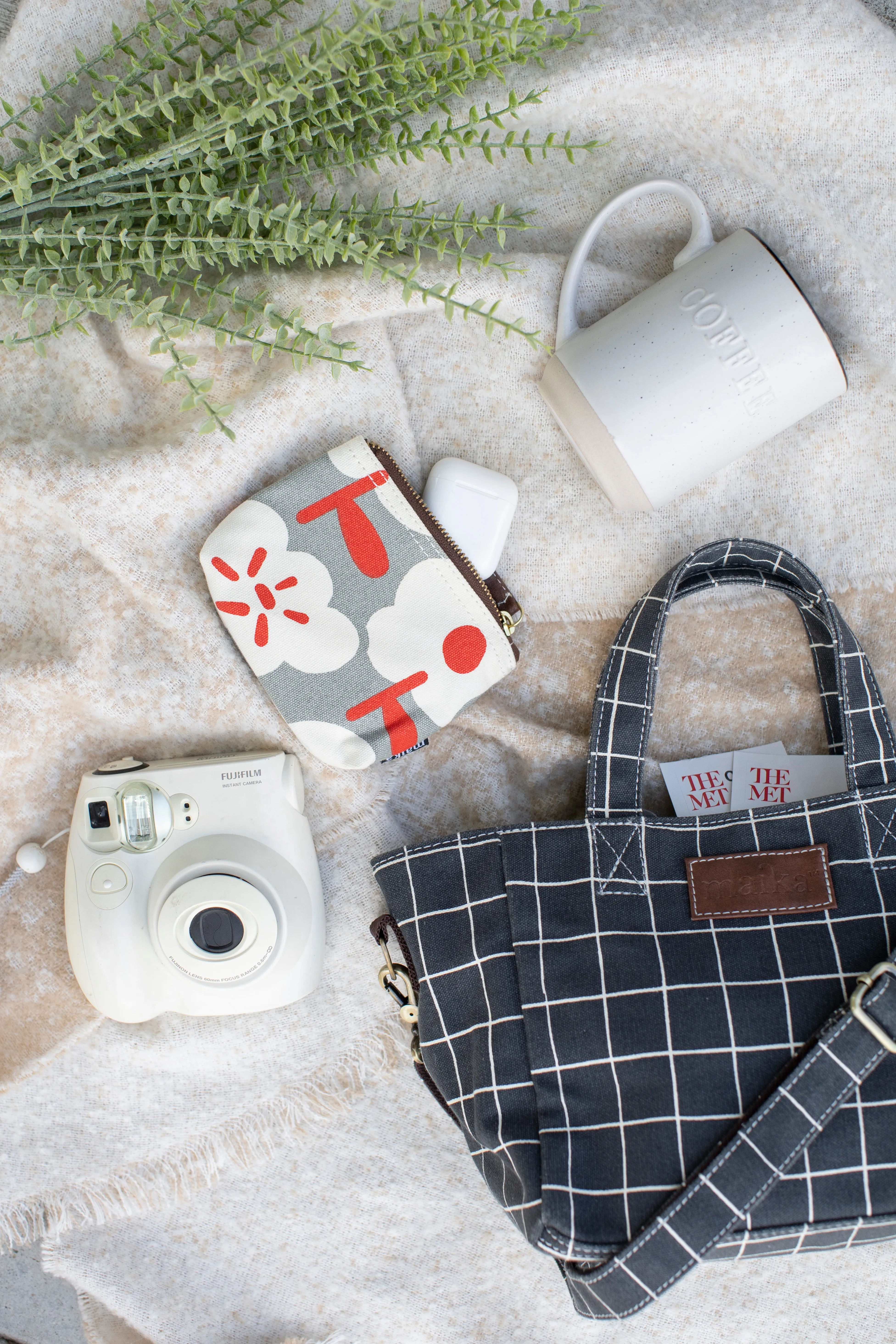Small Lined Travel Pouch