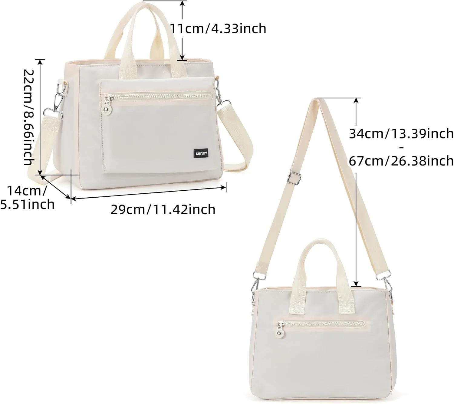 Small Tote Bag for Women,Canvas Crossbody Bags Shoulder Bag With Zipper,Satchel Purse Work Handbag