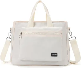 Small Tote Bag for Women,Canvas Crossbody Bags Shoulder Bag With Zipper,Satchel Purse Work Handbag